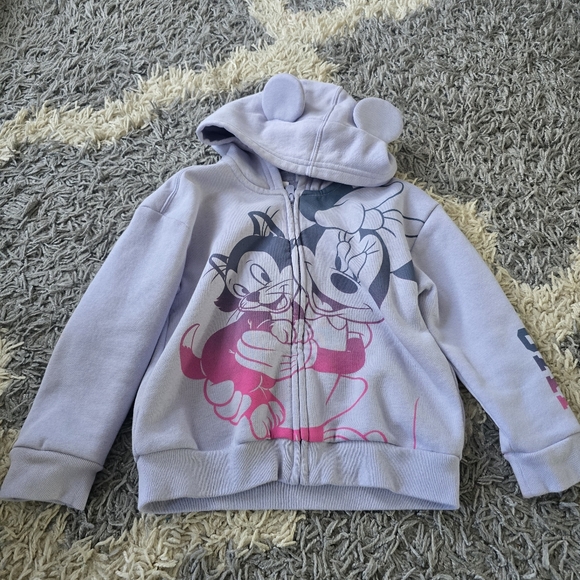 Purple Disney Minnie Hoodie Sweatsuit Set 5T - Picture 2 of 6